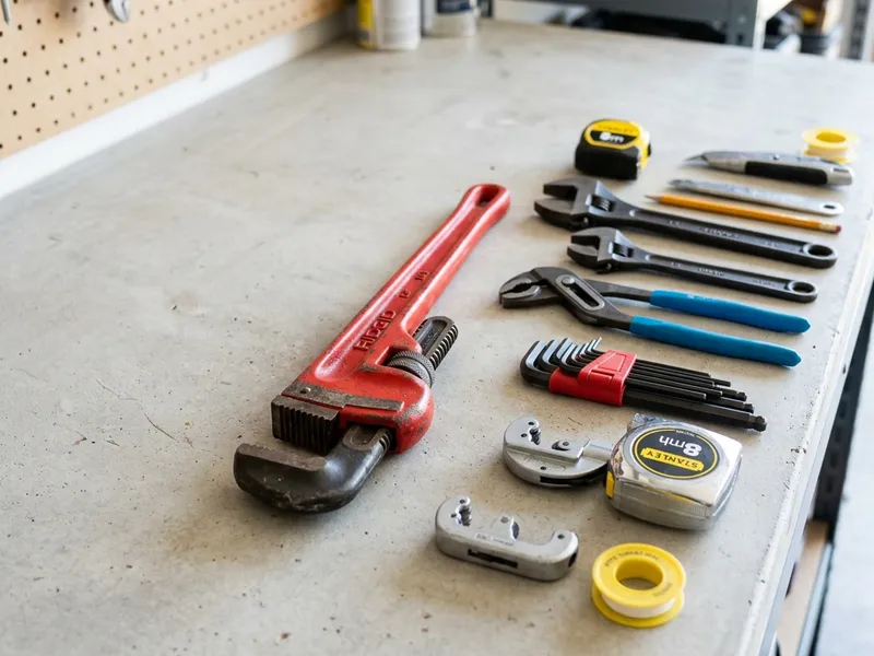 Professional plumbers in Brice, OH equipped with top-tier tools for residential and commercial plumbing services.